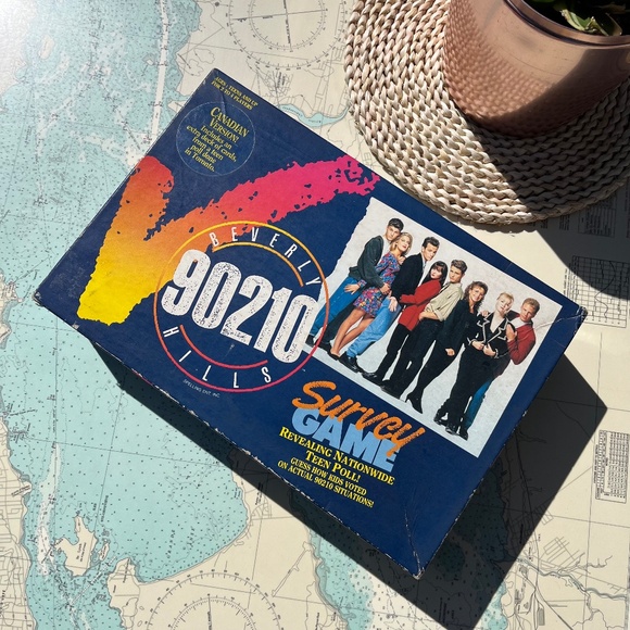 Vintage 1991 Beverly Hills 90210 Survey Game Canadian Version - Picture 1 of 6